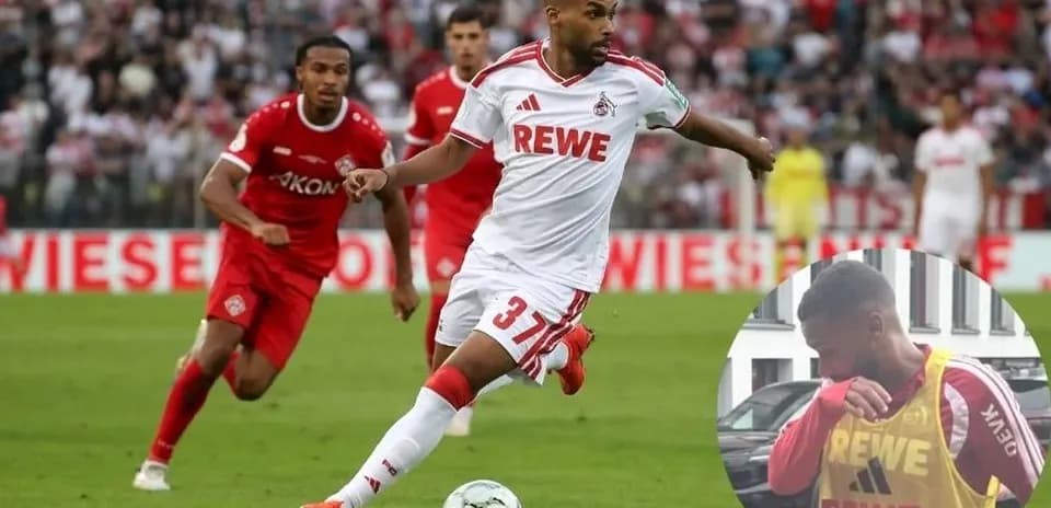Player dribbling the ball during a match