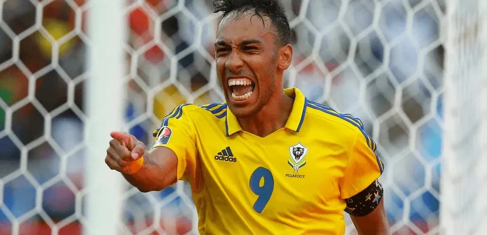 Player celebrating a goal on the field