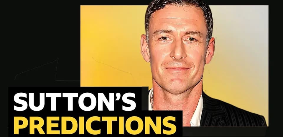 Person featured in Sutton's predictions graphic