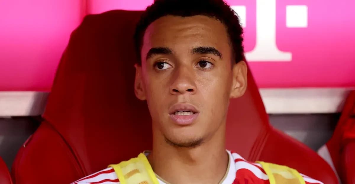 Player sitting on bench during a match
