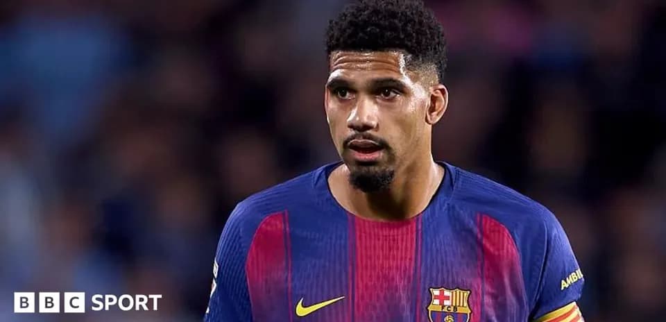 Player in Barcelona kit during match action