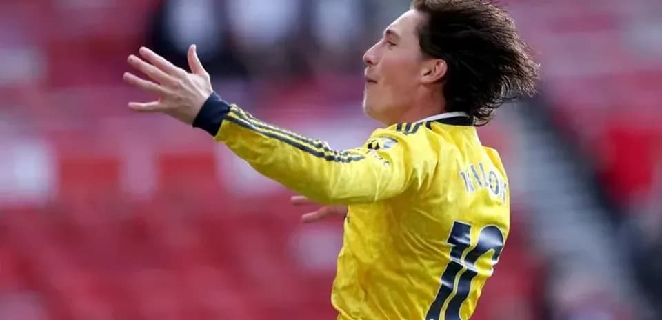 Goalkeeper celebrating after making a save