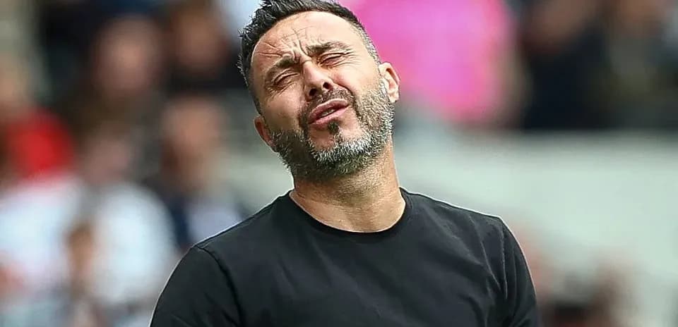 Manager expressing frustration during a match