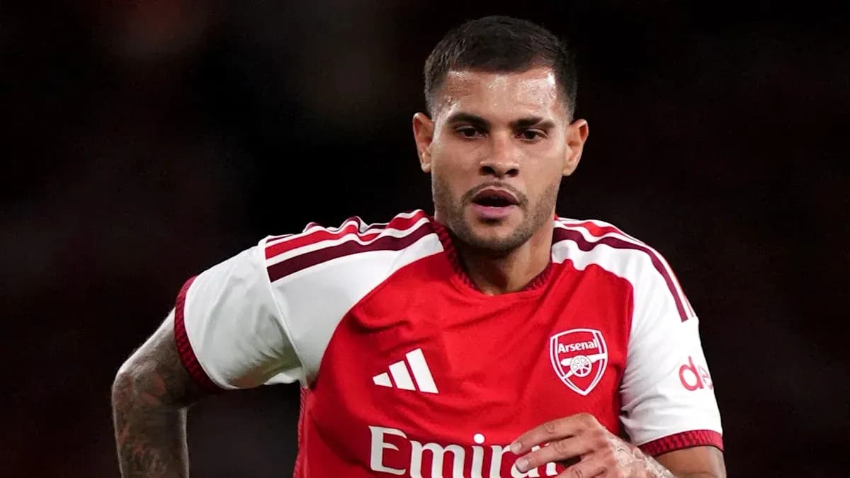 Player in Arsenal jersey during a match