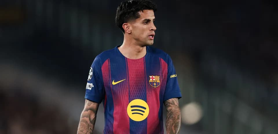 Player wearing FC Barcelona jersey during match