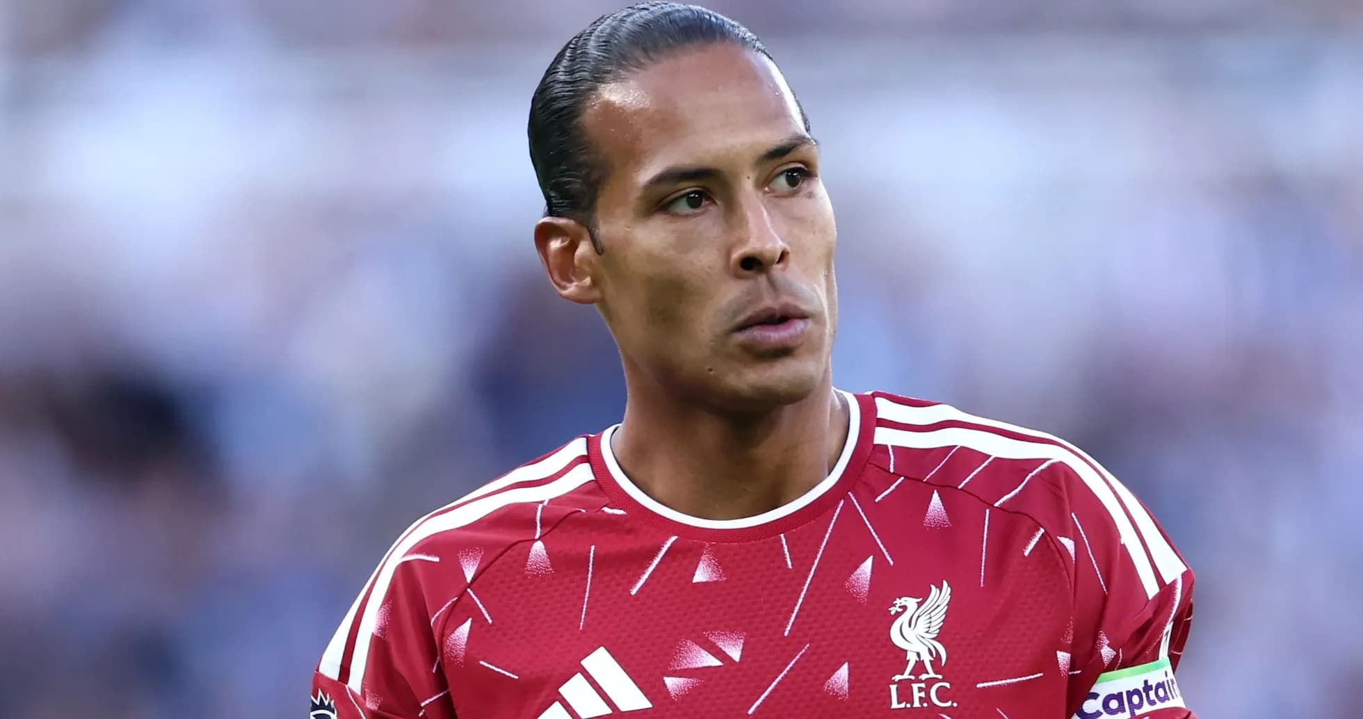 Player wearing Liverpool jersey during match