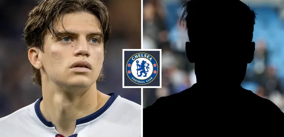 Young player from Chelsea with serious expression