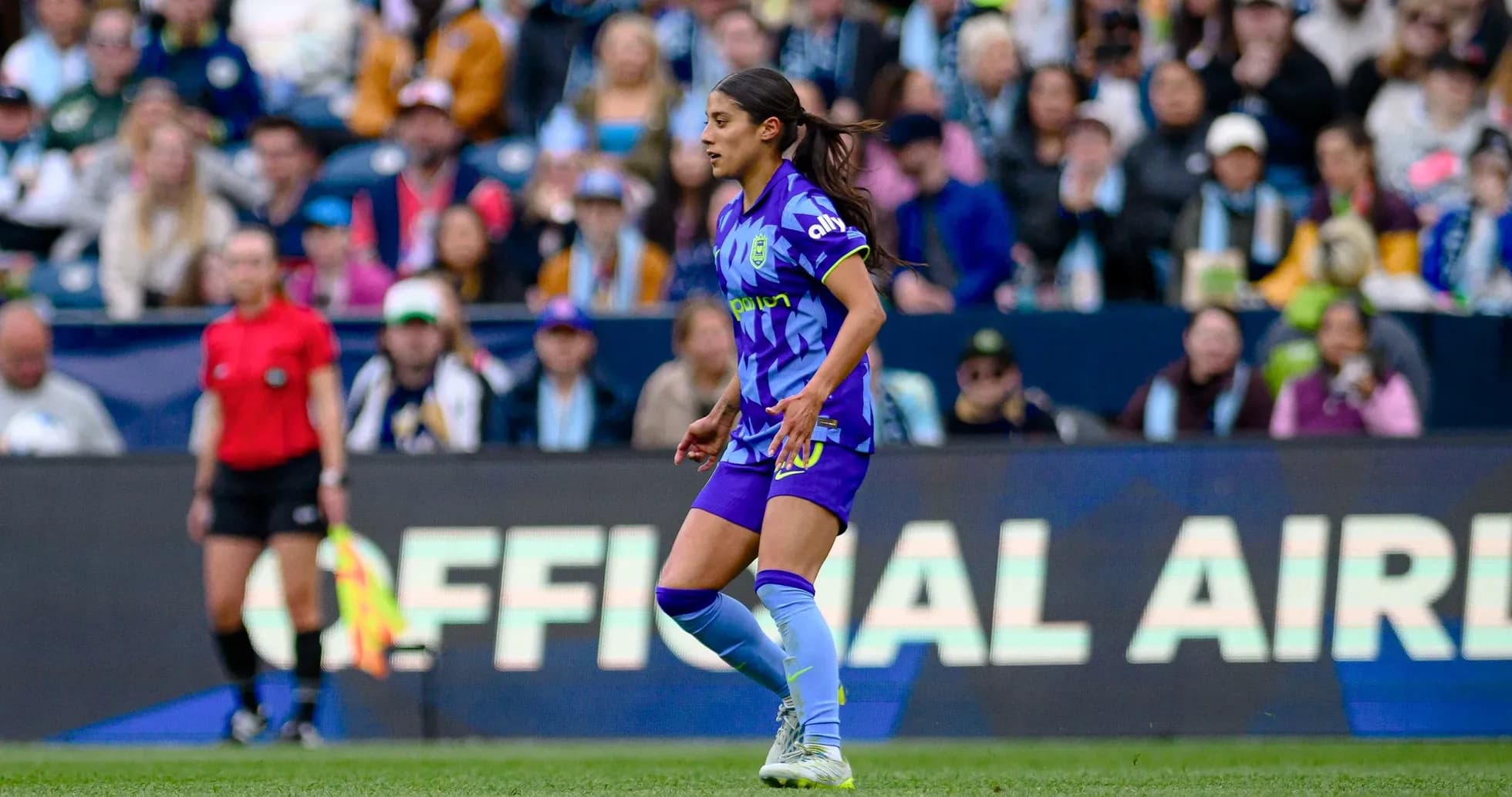 Player in action during Boston Legacy vs Seattle Reign