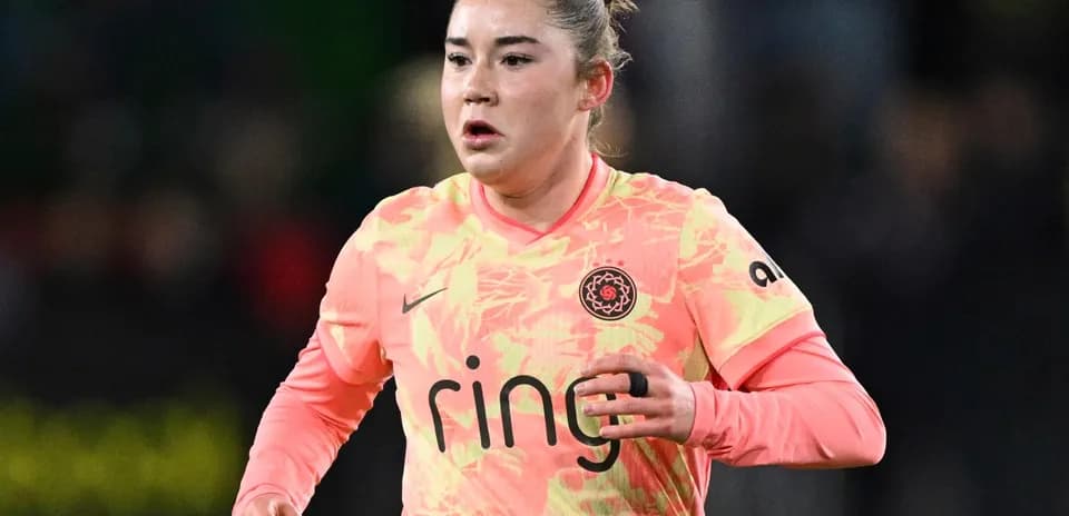 Portland Thorns player in action during match