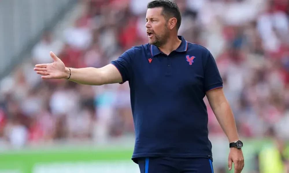 Manager directing players during a match