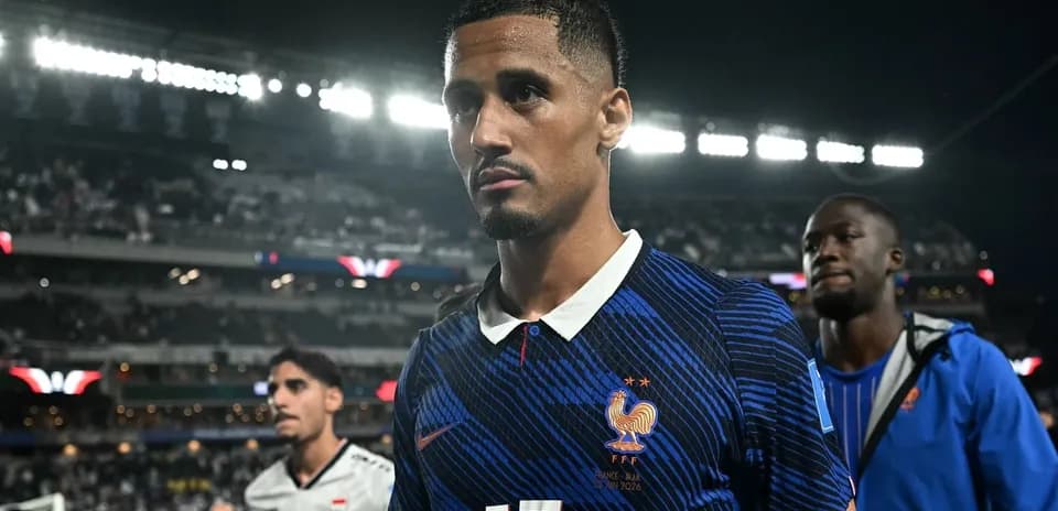 Player in France jersey walking off the pitch