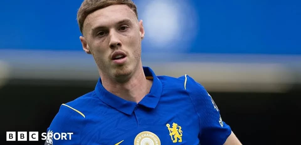Player in blue Chelsea jersey during match