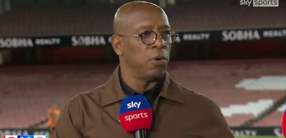 Presenter speaking during a sports broadcast segment