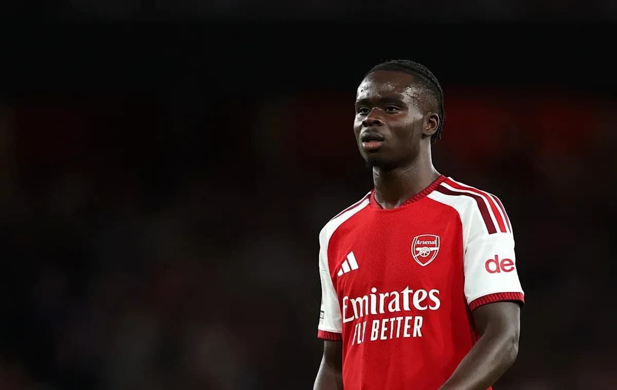 Arsenal player on the pitch during a match