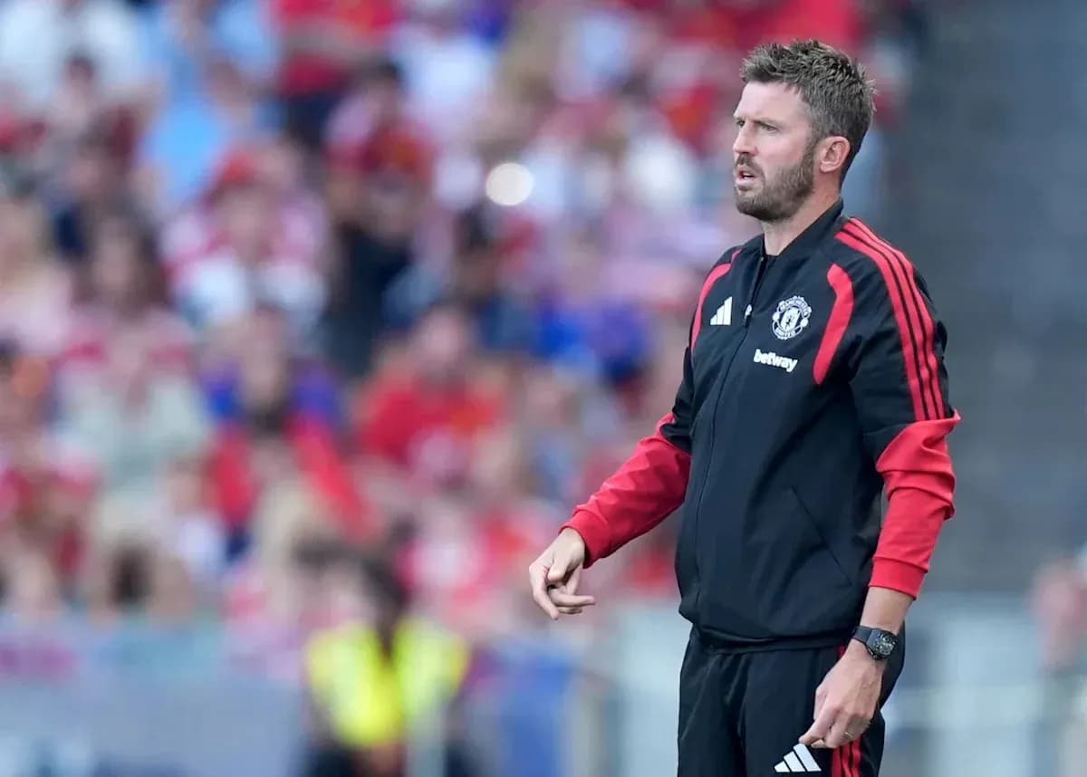 Coach directing players during a match