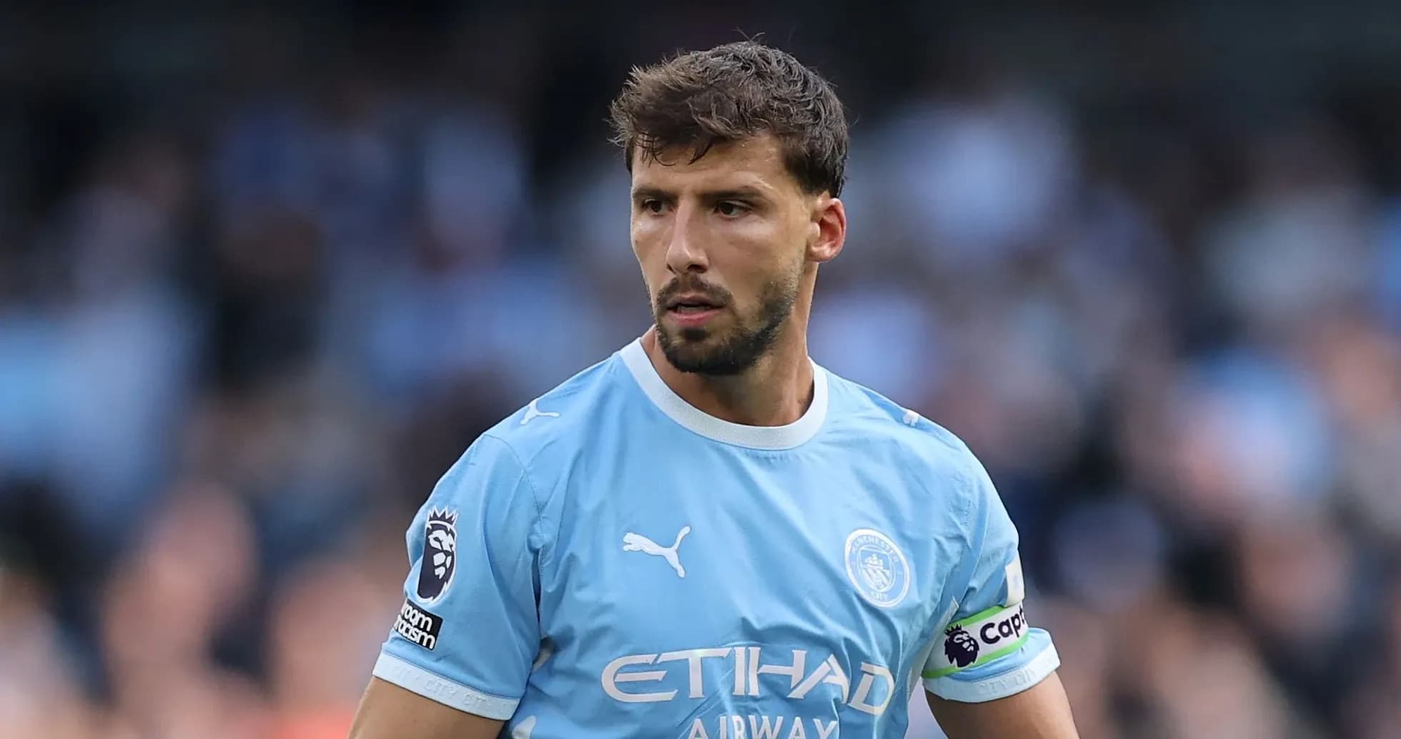 Player in Manchester City kit during match