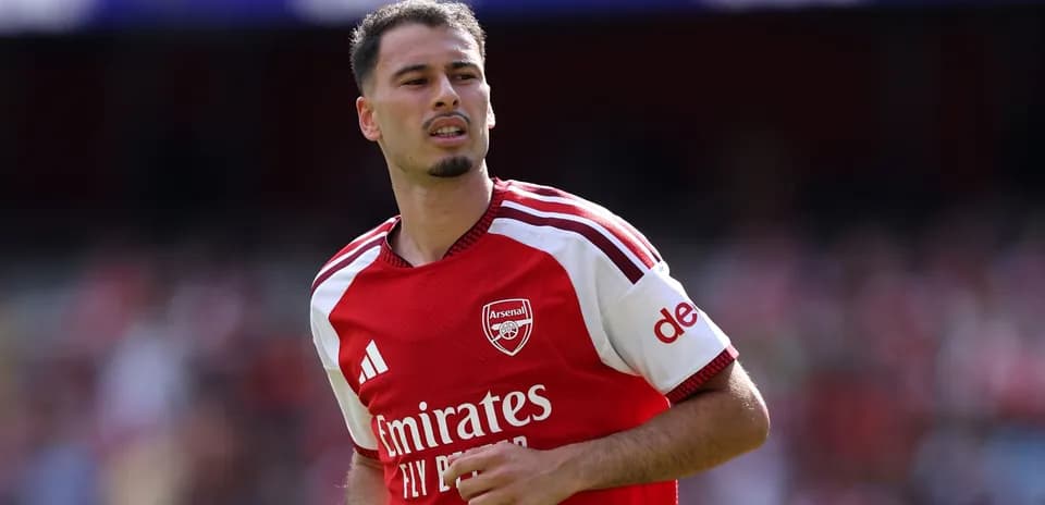 Arsenal player on the pitch during match