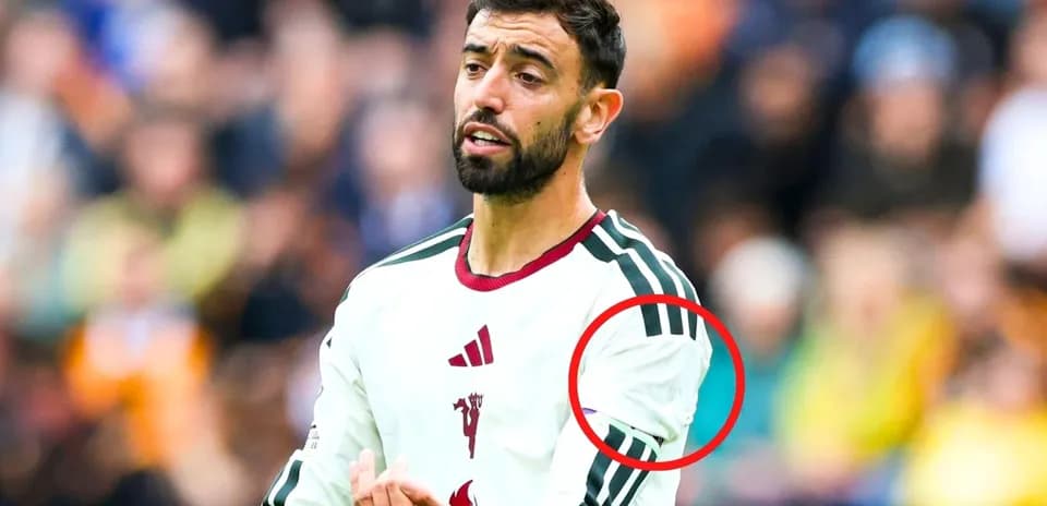 Player gesturing during a football match