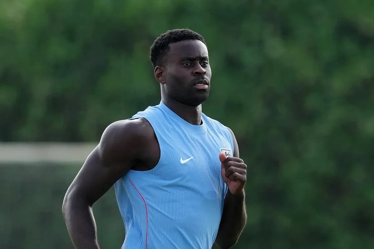Player jogging during training session