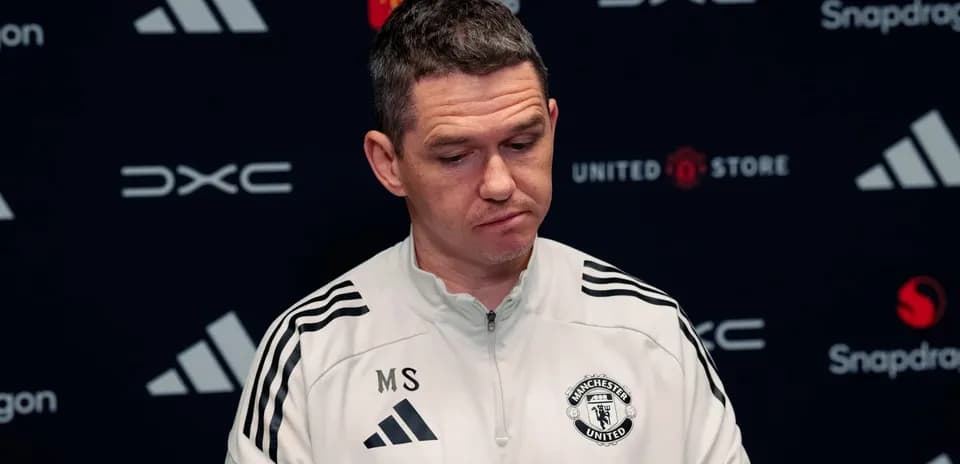 Manchester United manager speaking at press conference