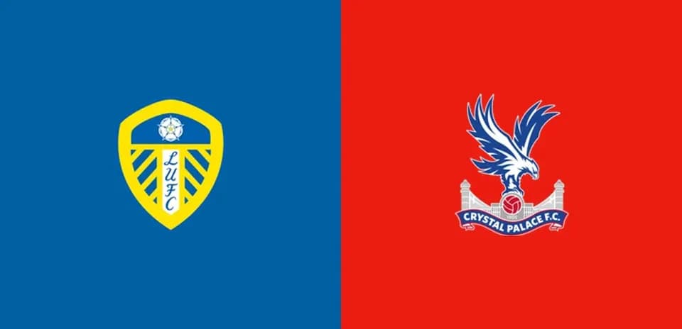 Leeds United and Crystal Palace club logos