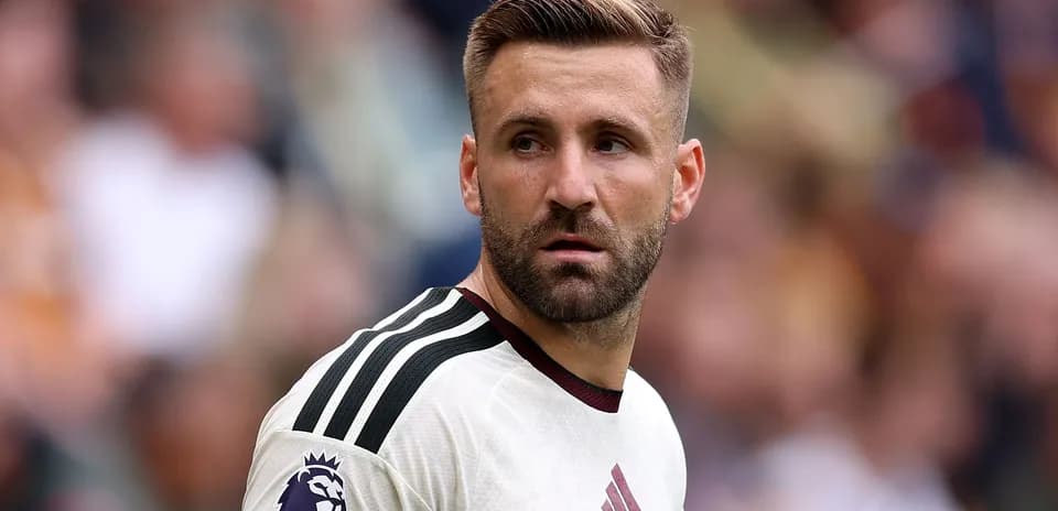 Player looking back during a football match
