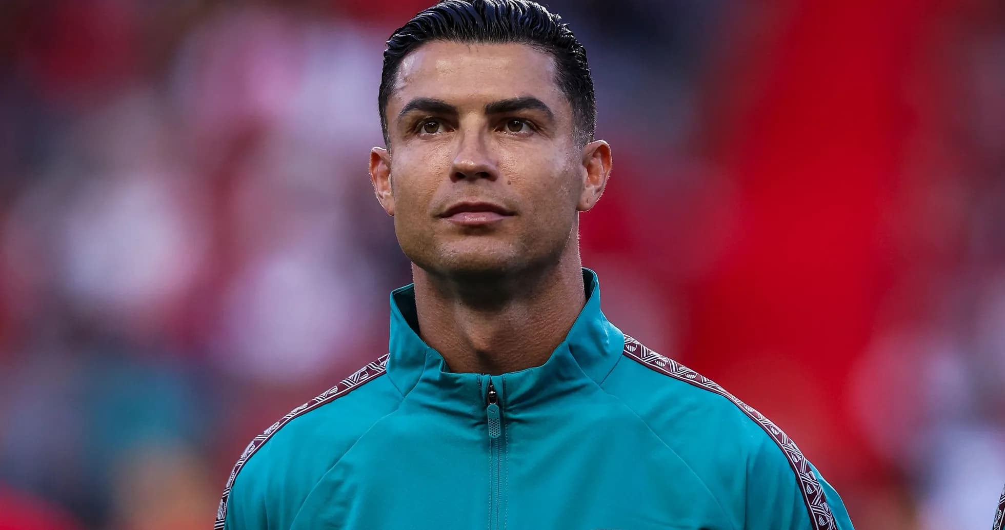 Cristiano Ronaldo in team warm-up attire