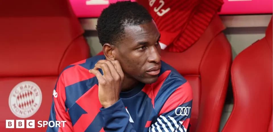 Player sitting on the bench during a match
