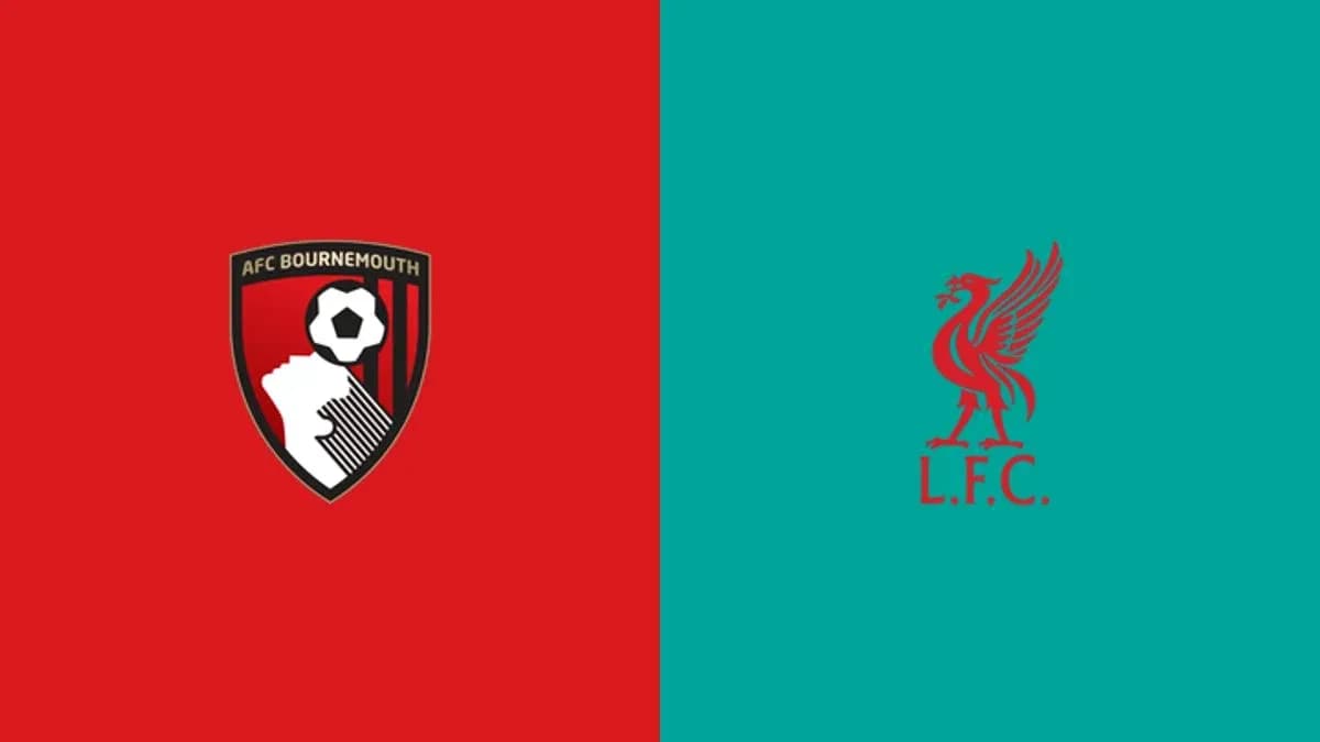 AFC Bournemouth and Liverpool club logos side by side