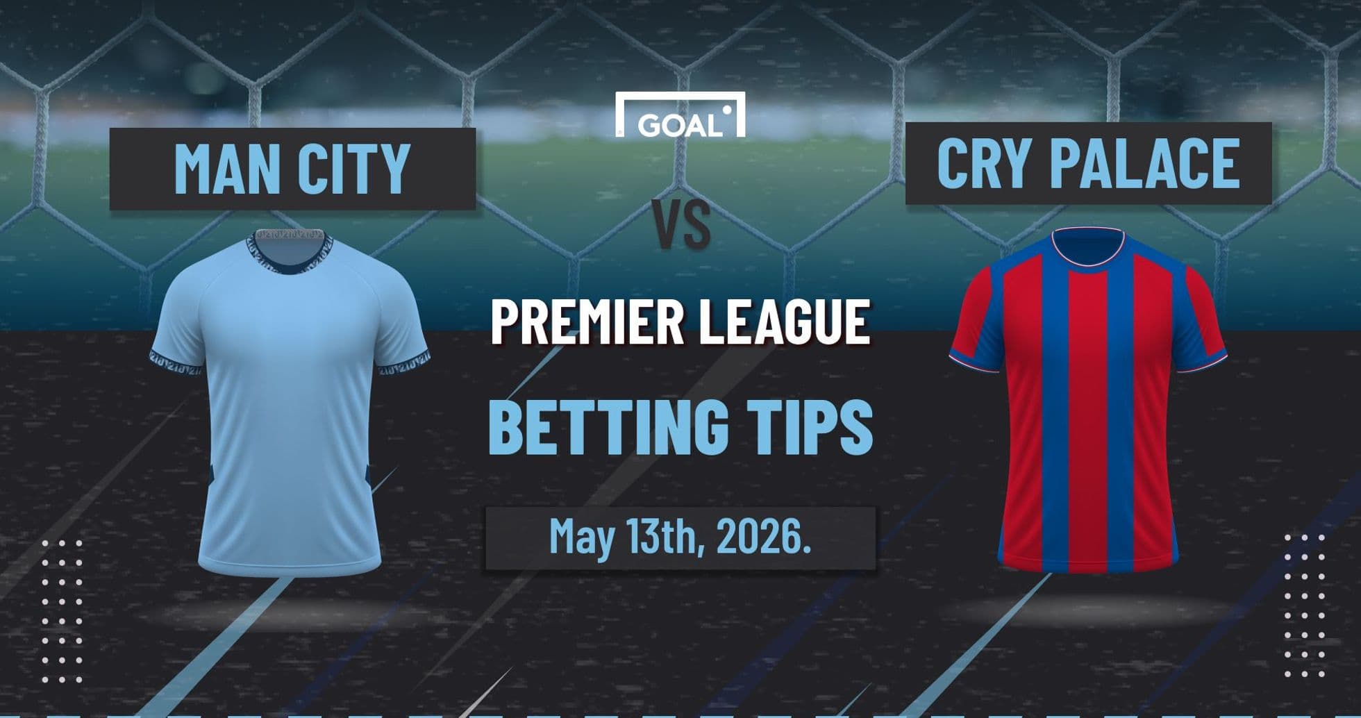 Manchester City vs Crystal Palace match preview graphic