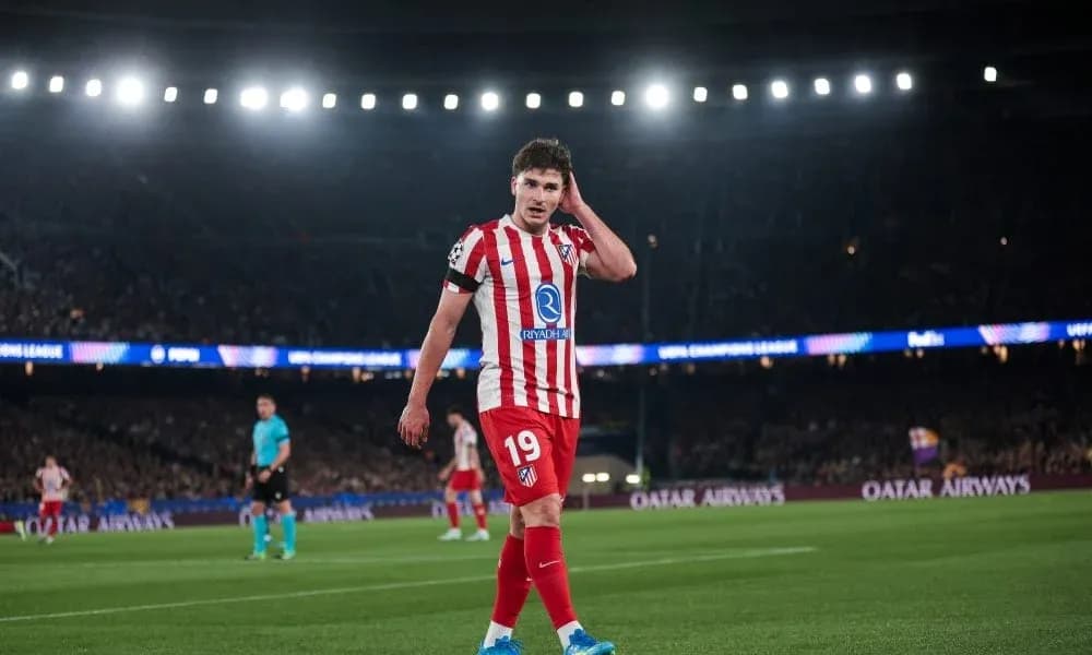 Atletico Madrid player during UEFA Champions League match