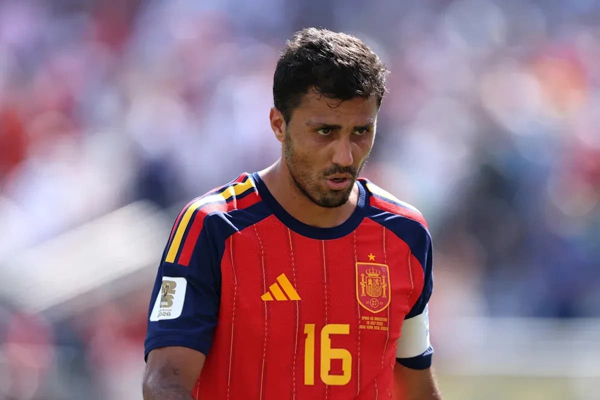 Player wearing Spain jersey during a match