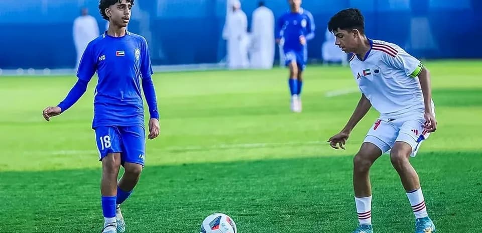 Ittihad Kalba U23 players during a match