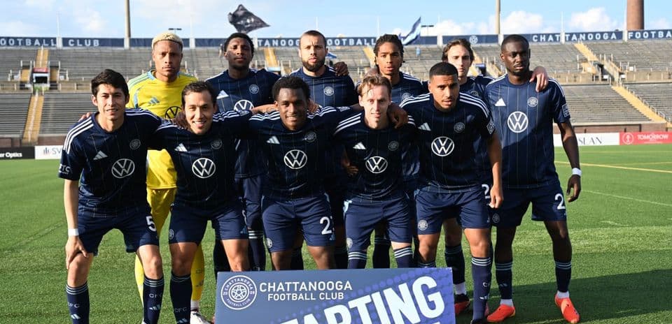 Chattanooga Football Club starting XI lineup