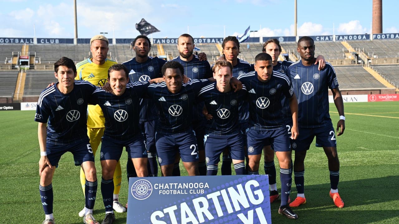 Chattanooga Football Club starting XI lineup
