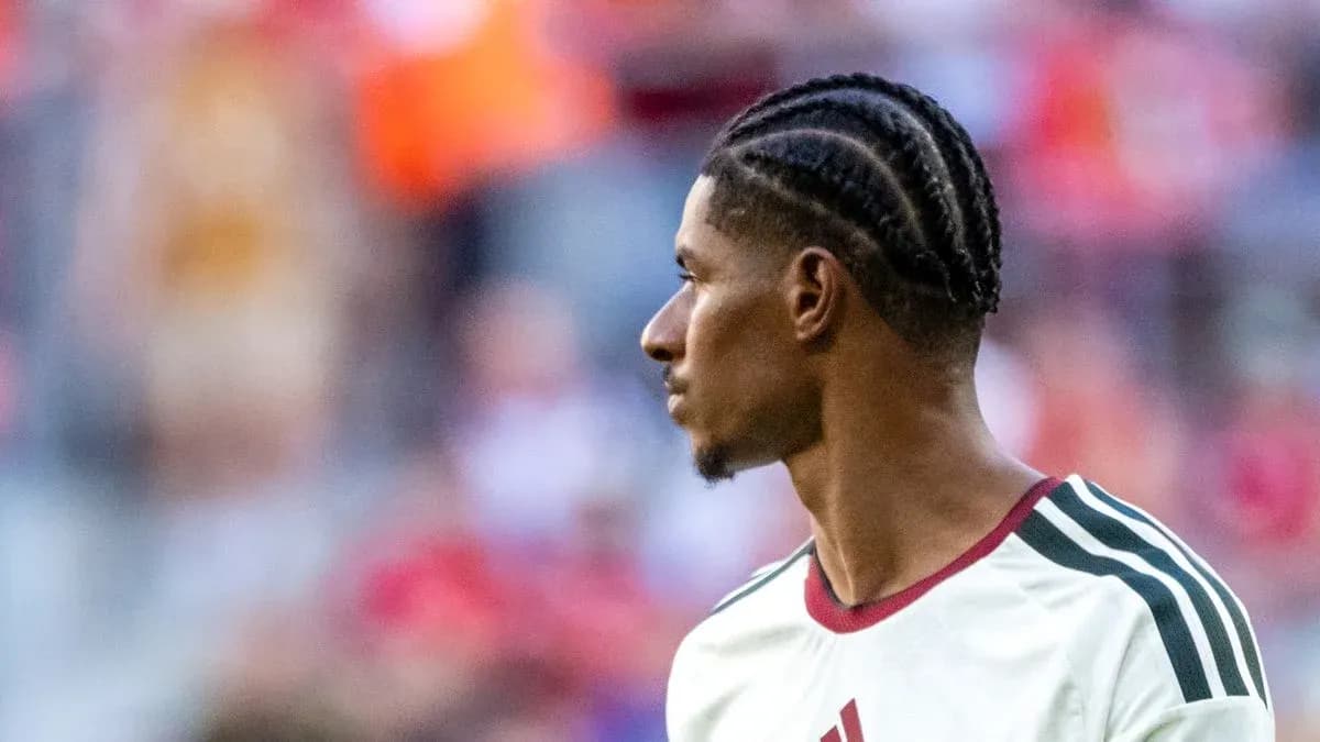 Player with braided hair during a match