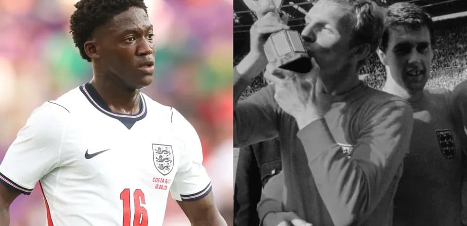 Current and historical England players in football images