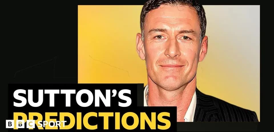 Man presenting predictions for sports events