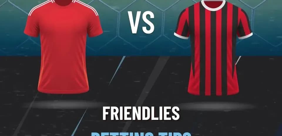 Red and black jerseys for upcoming friendly match