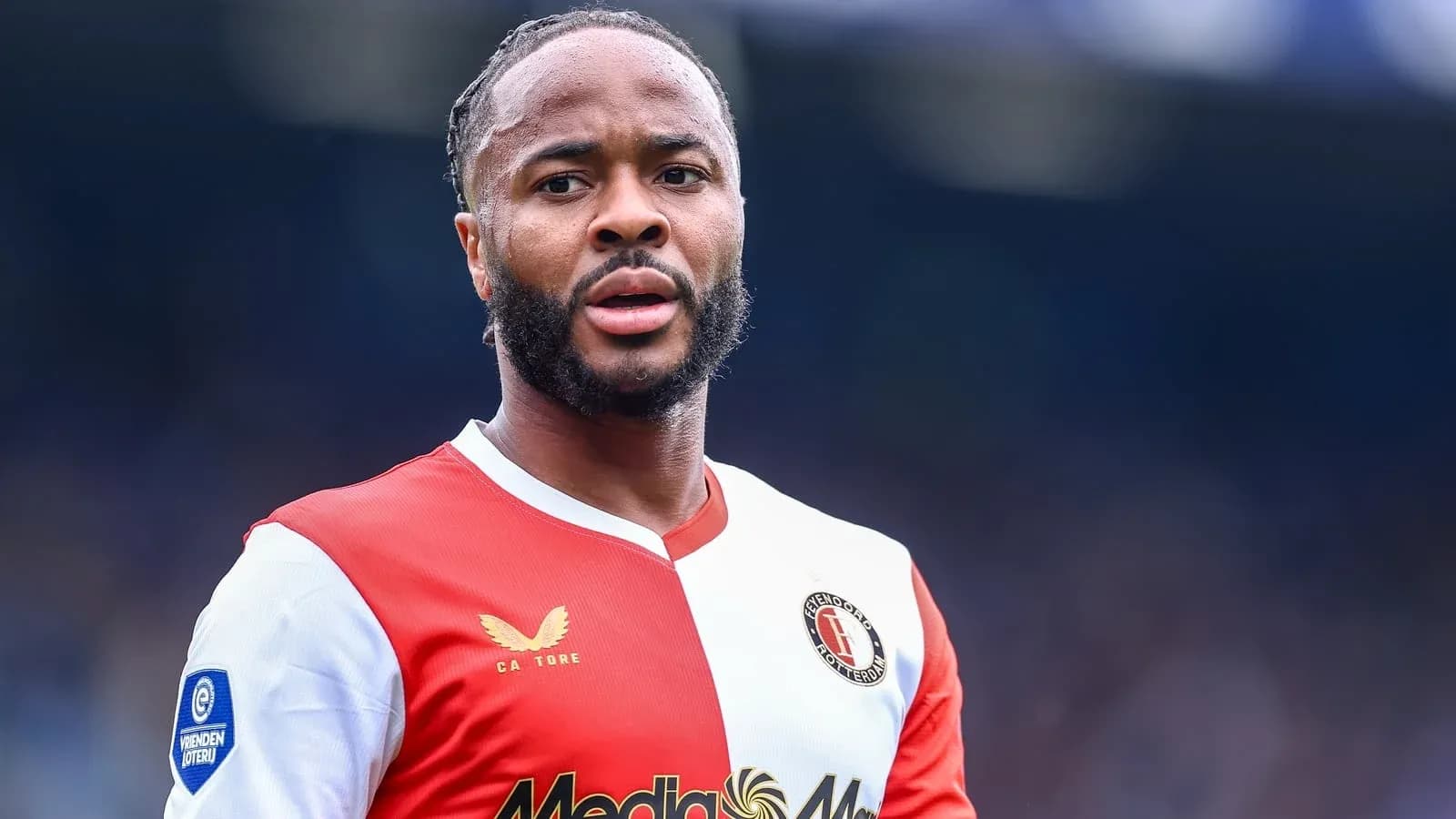 Player in Feyenoord jersey during match action
