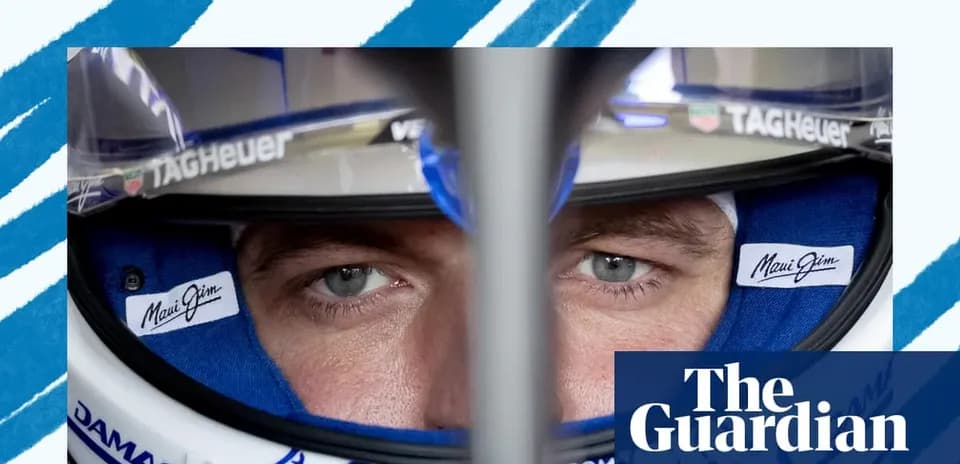Close-up of a racing driver's focused eyes in helmet