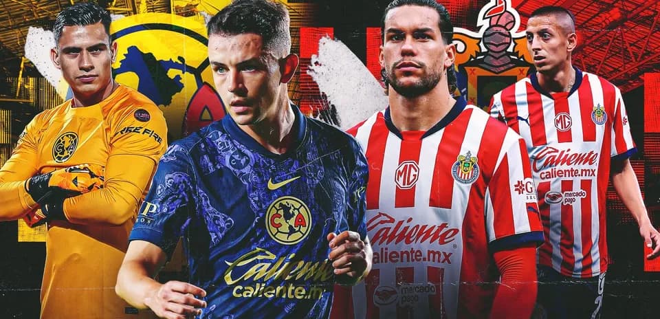 Players from Club America and Guadalajara Chivas