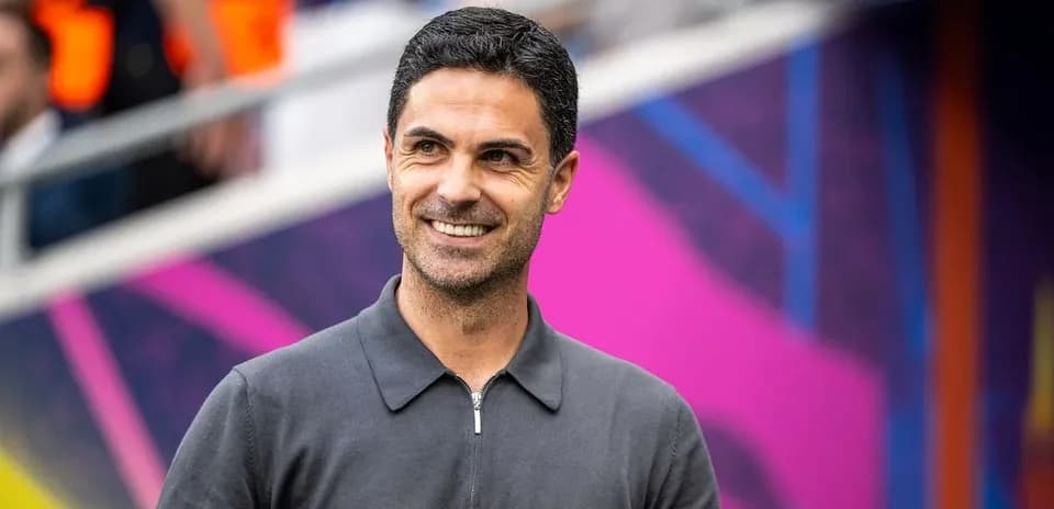 Manager smiling before the match in stadium