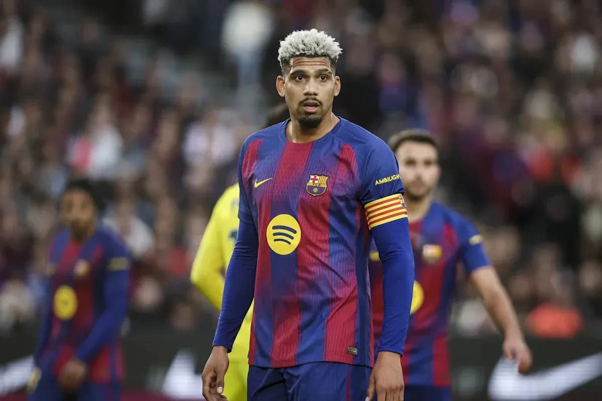 Player wearing Barcelona kit during a match