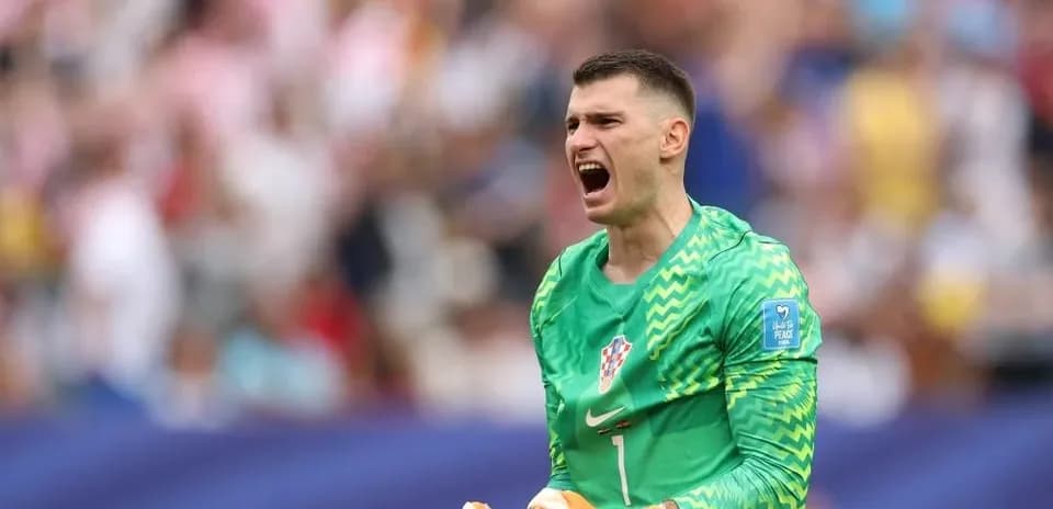 Goalkeeper celebrating during a football match