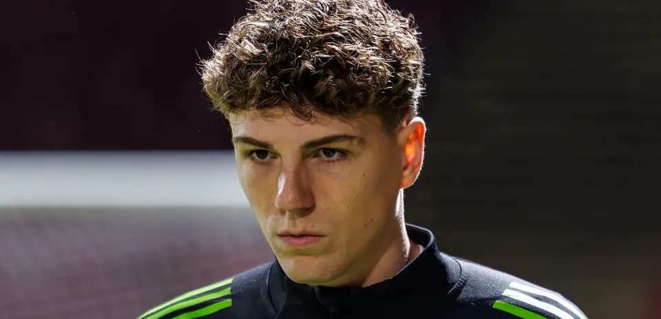 Player in training gear before a match