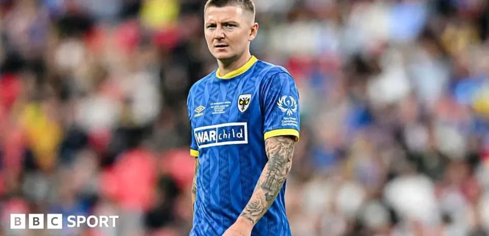 Player in blue jersey during a match