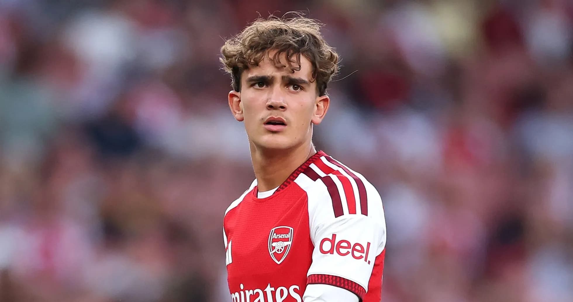 Arsenal player on the pitch during a match