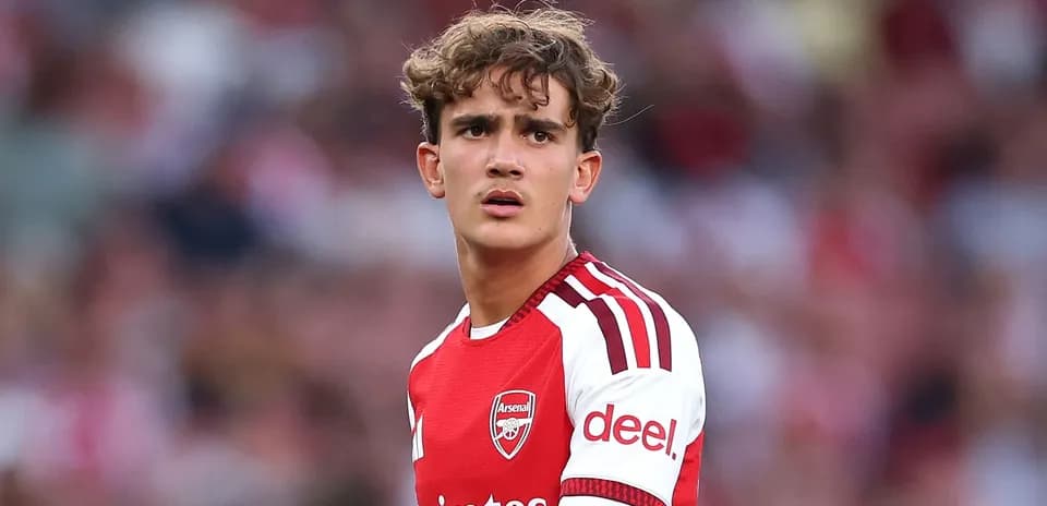 Arsenal player on the pitch during a match