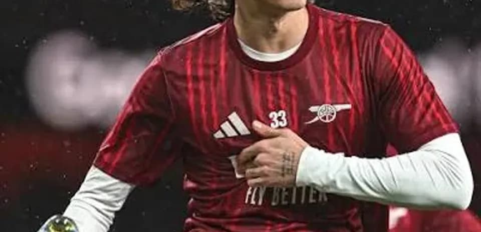 Player stretching during warm-up before match